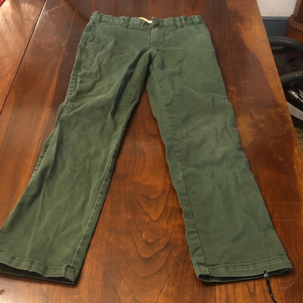 Mini Boden Olive Green Casual Kids Pants